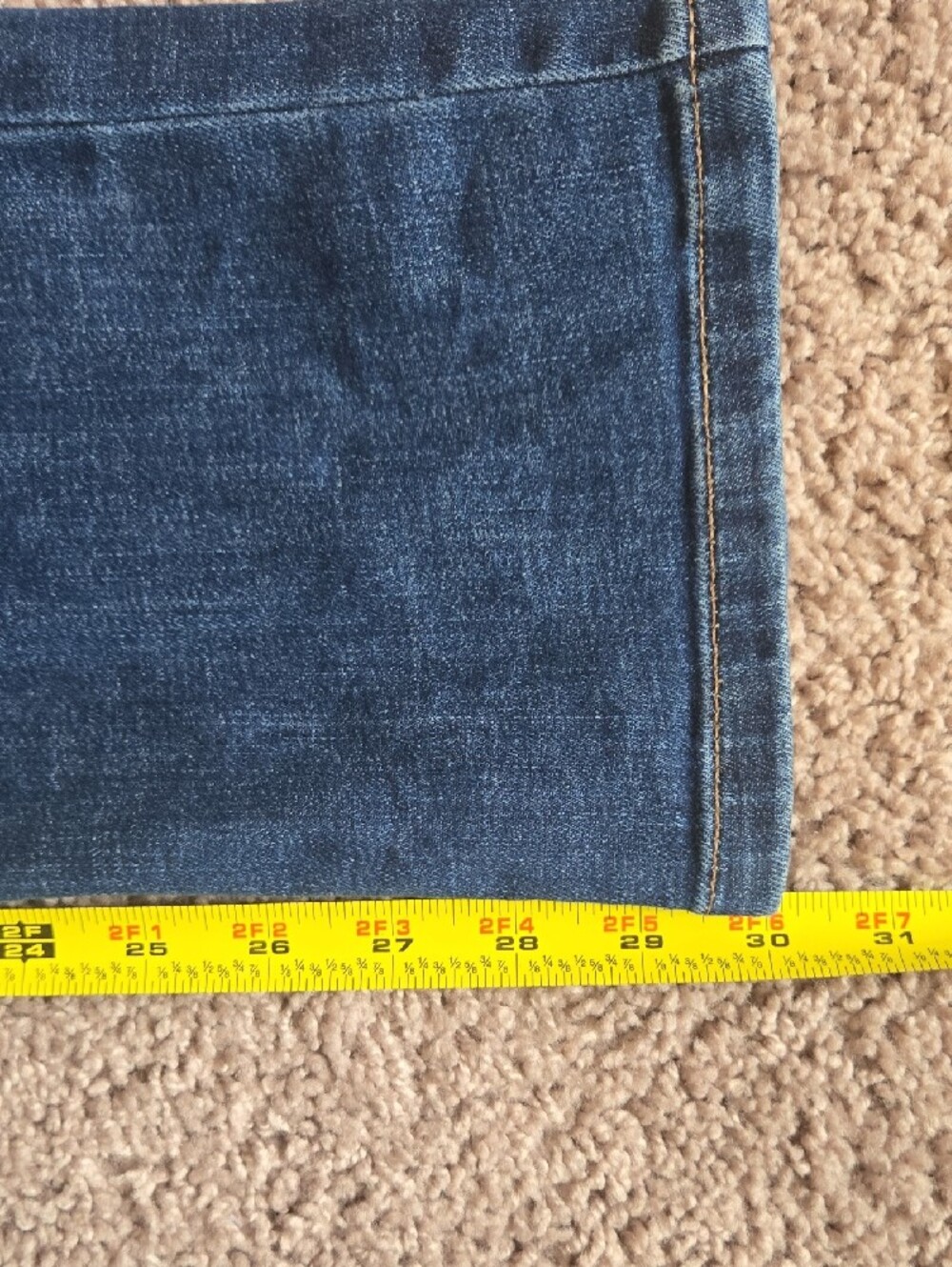 J. Jill Jeans Curvy Fit Straight Leg Dark Wash 6 High Raise 30 Inch Waist - Picture 9 of 9